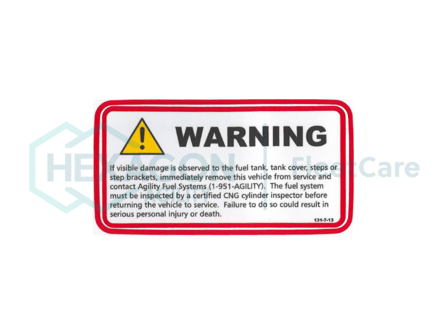 DAMAGE WARNING