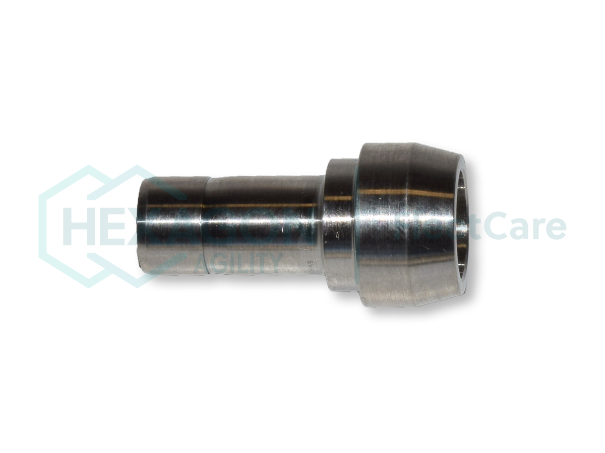 1/2 PORT CONNECTOR X 3/8 TUBE STUB